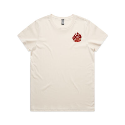 Womens Ignite Tee - Ecru Thumbnail