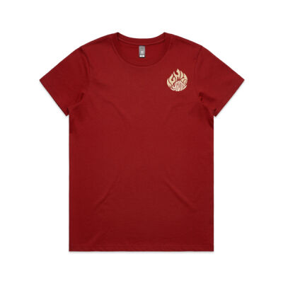 Womens Ignite Tee - Cardinal Thumbnail