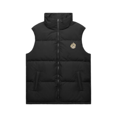 Mens Ignite Puffer Vest - Ecru Thumbnail