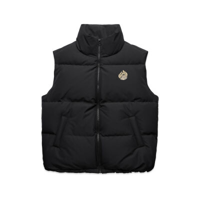Womens Ignite Puffer Vest - Ecru Thumbnail