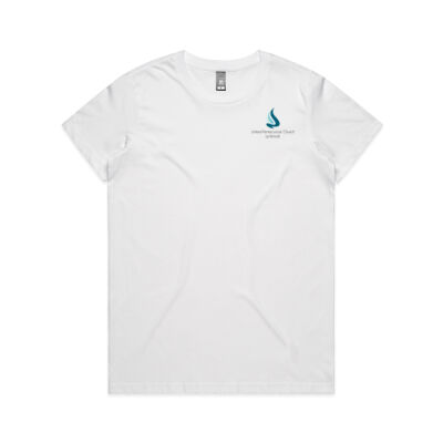 Womens Deeper Tee - White Thumbnail